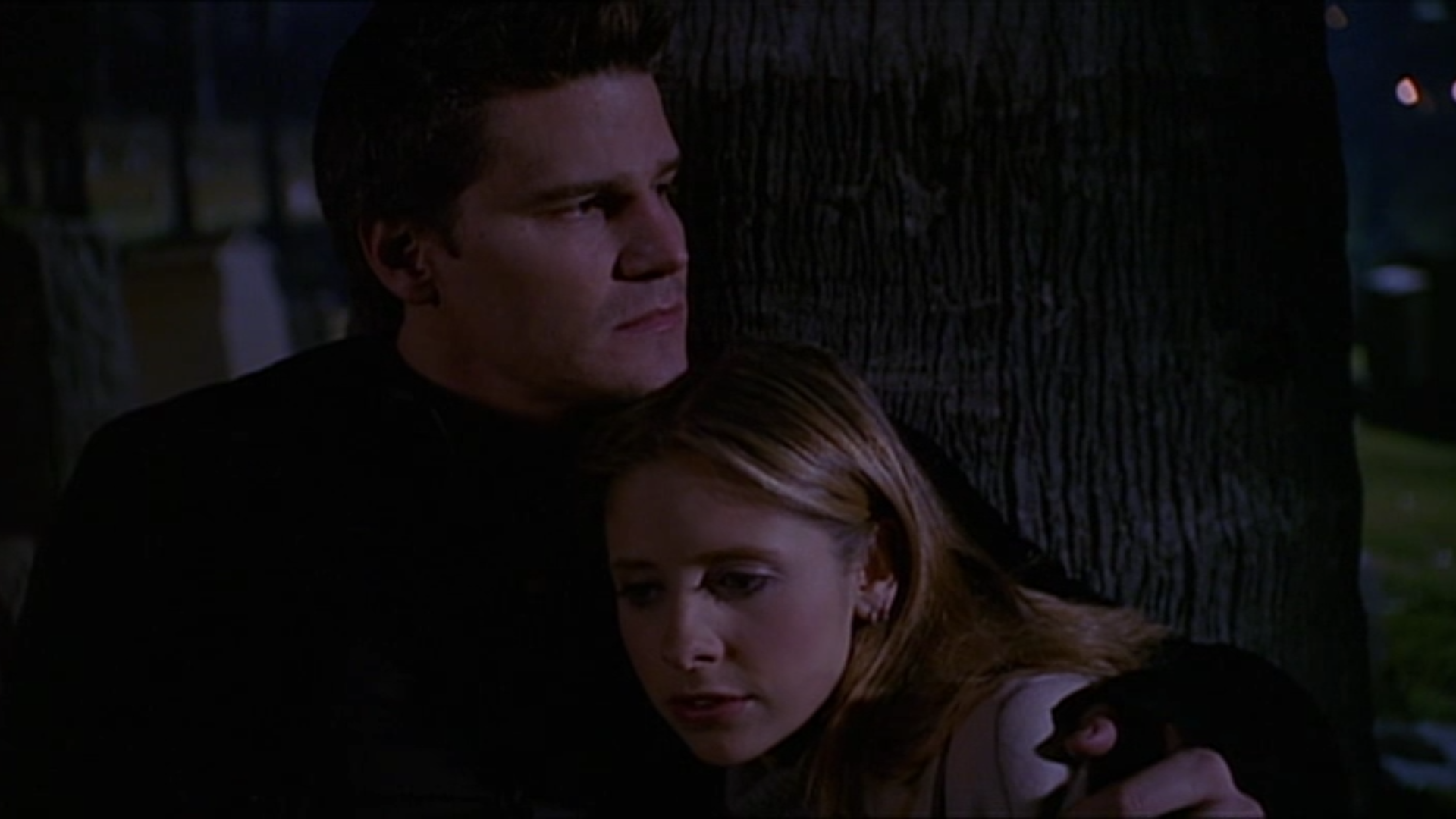 Buffy and Angel in "Forever"